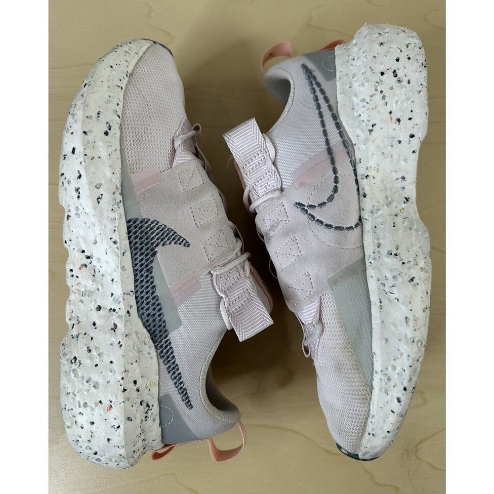 Nike Crater Impact CW2386-604 Athletic Sneakers Size 6.5 Women’s White Pink